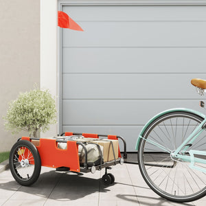 Fietstrailer Oxford Stof En Ijzer En Zwart